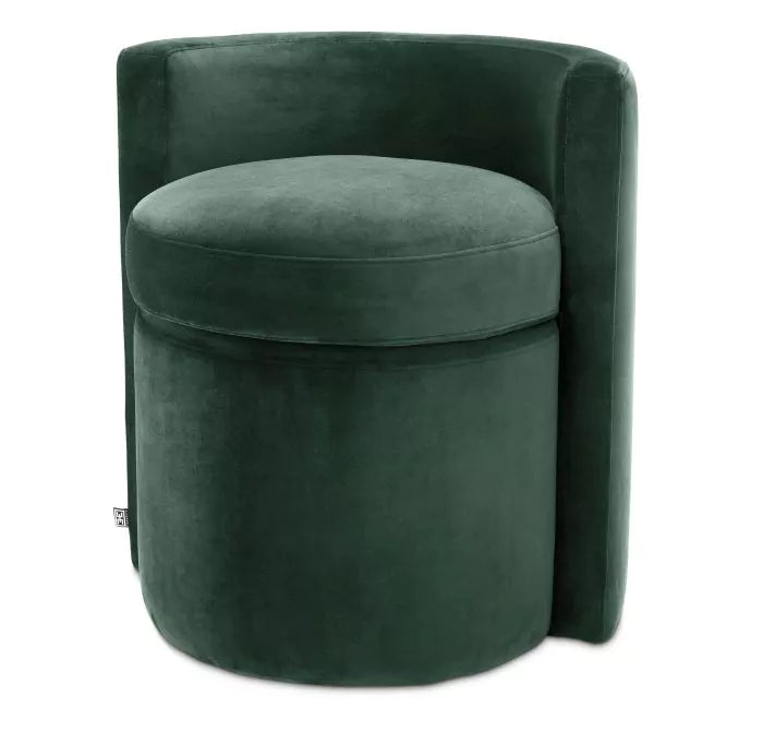 Scaun Arcadia Roche Dark Green Velvet 113162, Eichholtz